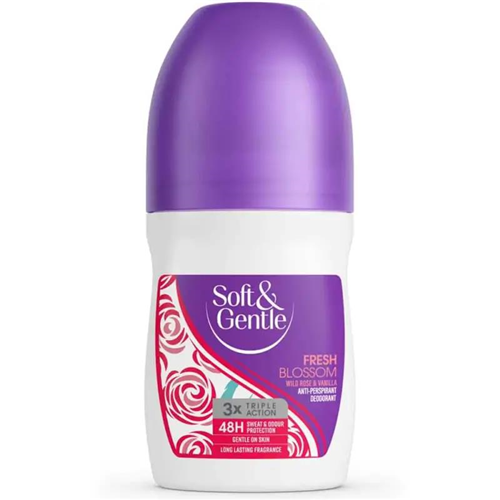 Buy SOFT & Gentle Fresh Blossom Anti Perspirant 50ml - Premium Quality Toiletries Online - Product Image Buy SOFT & Gentle Fresh Blossom Anti Perspirant 50ml - Premium Quality Toiletries Online - Product Image